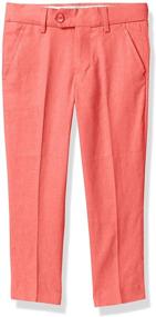 img 2 attached to 👖 Issac Mizrahi Boys Linen Pants: Stylish and Comfortable Boys' Clothing for Bottoms
