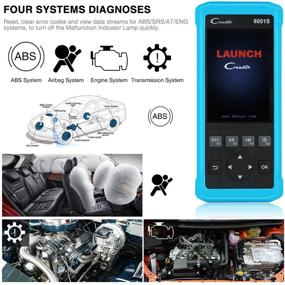 img 2 attached to 🔍 LAUNCH CR8001S Auto Scan Tool Code Reader: Enhanced Diagnostic OBD2 Scanner for ABS, SRS, Engine, and Transmission with Oil Light Reset, EPB, SAS, BMS Reset
