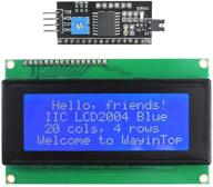 wayintop 2004 жк-дисплей модуль с адаптером интерфейса iic/i2c/twi для arduino mega 2560 (синий/2004) логотип