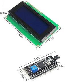 img 1 attached to WayinTop 2004 ЖК-дисплей модуль с адаптером интерфейса IIC/I2C/TWI для Arduino Mega 2560 (синий/2004)