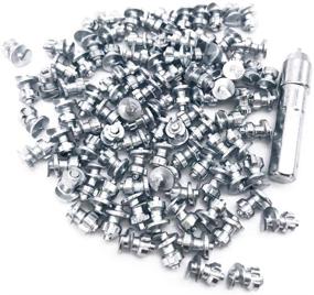 img 4 attached to 🔩 Screw-in Tire Studs with Carbide Tips for Enhanced Security and Anti-Skid Traction - Pack of 100