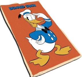 img 4 attached to 🦆 Disney Cartoon Fashion Camping Towels - Quick-Dry, Ultra Absorbent Soft Hand Towel 32×16 Inch (40cm×80cm) Microfiber Towel - Donald Duck Design