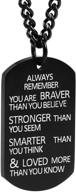 hzman remember stainless inspiring necklace logo