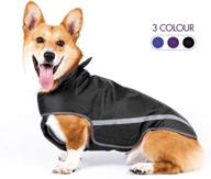 senye adjustable dog raincoat: waterproof clothes with reflective strip for s-3xlarge dogs and puppies логотип