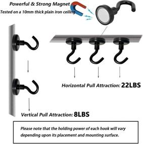 img 3 attached to 🧲 FINDMAG Magnetic Hanging System: Convenient Kitchen, Workplace & Industrial Hardware Solution