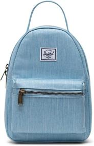 img 4 attached to Herschel Womens Light Denim Crosshatch Backpacks