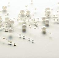 sullivan bead garland in pearl white - 5ft: elegant and versatile home decoration логотип