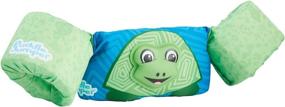 img 3 attached to 🐢 Premium 3D Character Life Vest for Kids, Puddle Jumper Deluxe - Ideal for Children 30-50 Pounds, Turtle Design