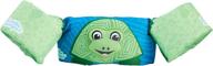 🐢 premium 3d character life vest for kids, puddle jumper deluxe - ideal for children 30-50 pounds, turtle design логотип