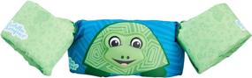 img 4 attached to 🐢 Premium 3D Character Life Vest for Kids, Puddle Jumper Deluxe - Ideal for Children 30-50 Pounds, Turtle Design