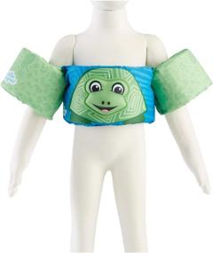 img 2 attached to 🐢 Premium 3D Character Life Vest for Kids, Puddle Jumper Deluxe - Ideal for Children 30-50 Pounds, Turtle Design