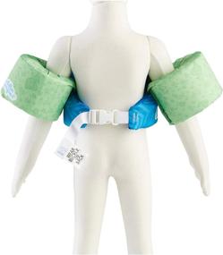 img 1 attached to 🐢 Premium 3D Character Life Vest for Kids, Puddle Jumper Deluxe - Ideal for Children 30-50 Pounds, Turtle Design