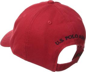 img 3 attached to Stylish U.S. Polo Assn. Washed Twill Cotton 🧢 Baseball Hat with Pony Logo and Curved Brim for Men