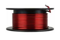 🔌 temco 10 awg copper magnet wire – high temperature magnetic coil red – 4 oz 8 ft length логотип