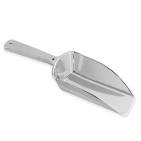 img 3 attached to Silver Mini Acrylic Plastic Kitchen Scoops - Ideal for Weddings, Candy Dessert Buffets, Ice Cream, Protein Powders, Coffee, and Tea - Super Z Outlet 5.5 inch