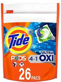 img 4 attached to 🌟 Tide Pods Ultra Oxi Liquid Detergent Pacs, 26 Count - Improved Packaging for Enhanced Online Visibility!