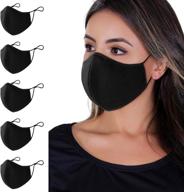 🌬️ ultimate comfort and convenience: breathable reusable adjustable washable face mask логотип