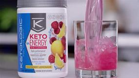 img 1 attached to KetoLogic BHB Exogenous Ketones Drink Powder + Electrolytes + Caffeine - Amplify Ketosis, Utilize Fat for Energy - Raspberry Lemonade Flavor