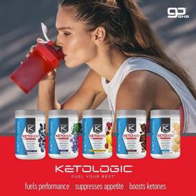 img 3 attached to KetoLogic BHB Exogenous Ketones Drink Powder + Electrolytes + Caffeine - Amplify Ketosis, Utilize Fat for Energy - Raspberry Lemonade Flavor