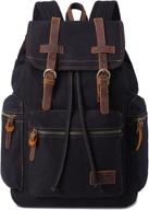 🎒 bluboon vintage leather rucksack backpack логотип