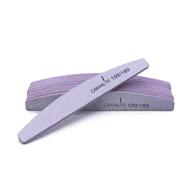 canvalite 10 pcs professional double-sided emery board nail files: 🔘 ideal nail styling tools for home and salon use (100/180 grit) logo