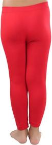 img 2 attached to Discover ToBeInStyle Girl's Fun Seamless Poly Blend Lightweight Opaque Capri Tights - The Perfect Summer Wardrobe Essential!