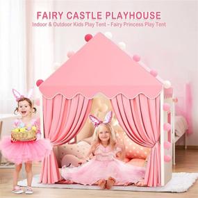 img 3 attached to 🏰 Children's Toddler Playhouse Princess Castle