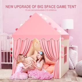 img 1 attached to 🏰 Children's Toddler Playhouse Princess Castle