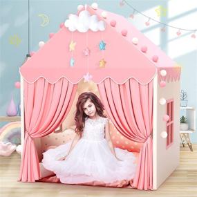img 4 attached to 🏰 Children's Toddler Playhouse Princess Castle