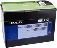 🖨️ lexmark 801xk black extra high yield toner - return program edition logo