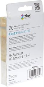img 2 attached to 📸 Фотобумага HP Sprocket 2.3 х 3.4 дюйма Premium Zink со съемной клейкой основой (20 листов) - совместима с принтерами HP Sprocket Select и Plus - улучшенная оптимизация для поисковых систем (SEO)