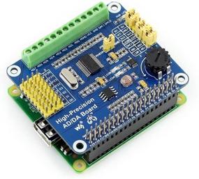 img 1 attached to Улучшенная Raspberry Pi с высокоточными AD/DA-функциями: Дополнительная плата расширения Raspberry Pi AD/DA с сенсором ADS1256 DAC8552