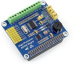 img 3 attached to Улучшенная Raspberry Pi с высокоточными AD/DA-функциями: Дополнительная плата расширения Raspberry Pi AD/DA с сенсором ADS1256 DAC8552