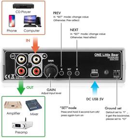 img 1 attached to 🎶 Douk Audio 56 Bit Level Meter LED Music Spectrum Display - Enhanced Stereo Sound Indicator (Green&Orange&Red Version)