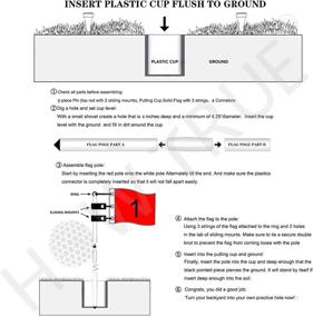 img 1 attached to HOW TRUE Flagsticks Portable Practice