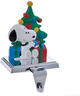 🎄 snoopy stocking holder by kurt adler: a festive and adorable holiday item! логотип