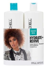 img 2 attached to 💦 Paul Mitchell Hydrate & Revive Instant Moisture Liter Duo