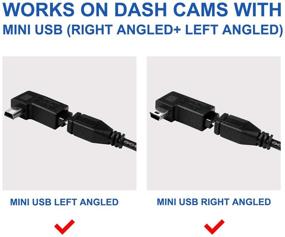 img 2 attached to 15ft Micro USB & Mini USB Dash Cam & Type-C Hardwire Kit with Mini/ATO Fuse, Battery Drain Protection & Port Adapters