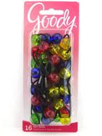 assorted colors goody girls twinbead bubble ponytailers set - 16 pieces logo