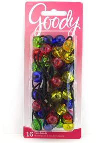 img 1 attached to Assorted Colors Goody Girls Twinbead Bubble Ponytailers Set - 16 Pieces