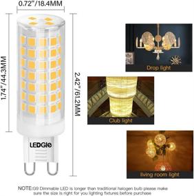 img 3 attached to G9 Dimmable LEDGLE Bulb - Flicker-Free and Energy-Efficient