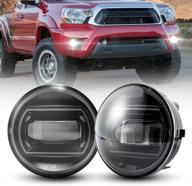 🚘 bunker indust led fog lights for toyota tacoma 2005-2011/solara 2004-2006/sequoia 2008-2015/tundra 2007-2013 | bumper driving fog lamp kit with adapter extension harness logo