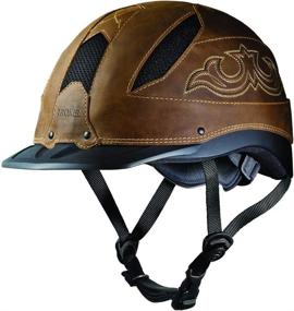 img 4 attached to 🎩 Cheyenne Horseback Riding Helmet by Troxel