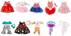 img 3 attached to 👗 Upgrade Your Doll's Wardrobe with ZQDOLL Accessories: Complete Clothing Collection