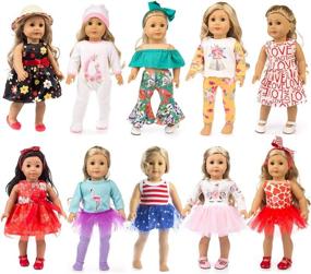 img 4 attached to 👗 Upgrade Your Doll's Wardrobe with ZQDOLL Accessories: Complete Clothing Collection