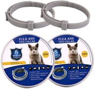 🐱 budoci small size pet flea collar for cats - 2 pack, 8 month tick and flea prevention, 38cm/15 inch long-lasting protection logo