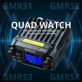 img 1 attached to 📻 DB25-G GMRS Мобильное Радио от Radioddity - 25W Дальнего Действия Двухстороннее Радио, Квадрослежение, Способное Действовать как Ретранслятор GMRS, Двухполосный Приемник NOAA - Идеально подходит для Автомобилей, Внедорожных Поездок, Оверлендинга