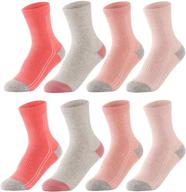 🧦 comfortable & durable cotton crew socks for kids by sunbve - ideal for boys and girls logo