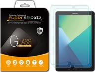 supershieldz (2 pack) tempered glass screen protector for samsung galaxy tab a 10.1 - anti scratch, bubble free - s pen version sm-p580, sm-p585 logo