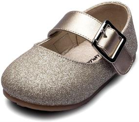 img 2 attached to 🩰 Chiximaxu Little Adorable Ballerina Toddler Girls' Shoes: Comfy Flats with Style